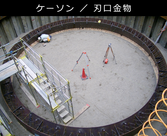 ケーソン/刃口金物